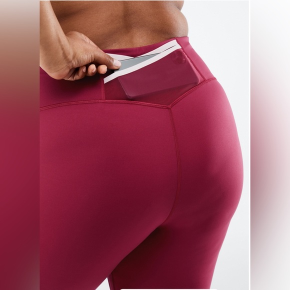 Fabletics Infinity Motion 365 High Waisted Leggings color cherry red Size 4X - Picture 6 of 16